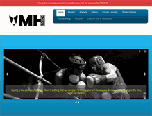 Tablet Screenshot of mhboxing.be